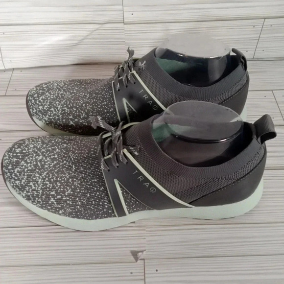 Traq by Alegria Qool sneaker gray walking trail shoes women's size 40 or US 9.5 - Picture 3 of 9
